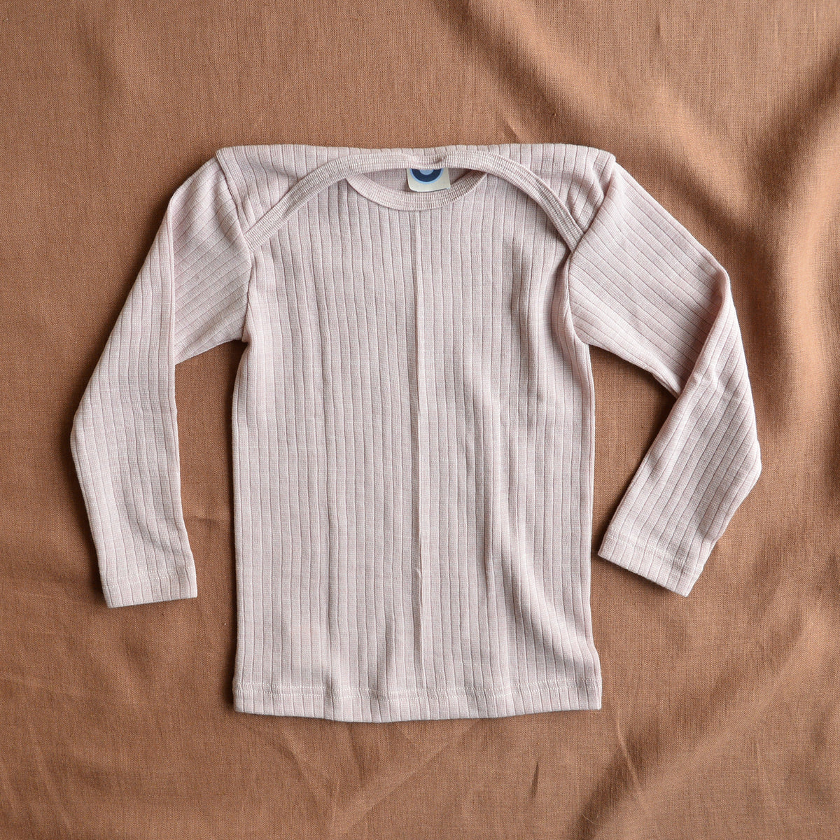 Baby Top Long Sleeve - Organic Cotton/Merino/Silk (0-3y)