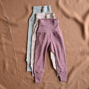 Baby Pants - Organic Cotton/Wool/Silk (0-3y)