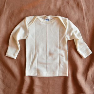 Baby Top 100% Merino - Natural (2-3y only)