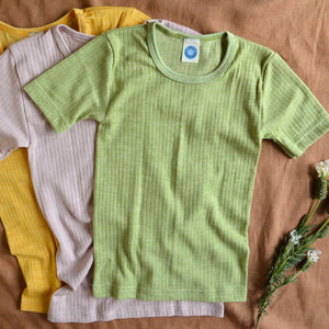Child's T-Shirt - Organic Cotton/Wool/Silk (1-12y)