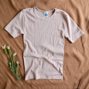 Child's T-Shirt - Organic Cotton/Wool/Silk (1-12y)