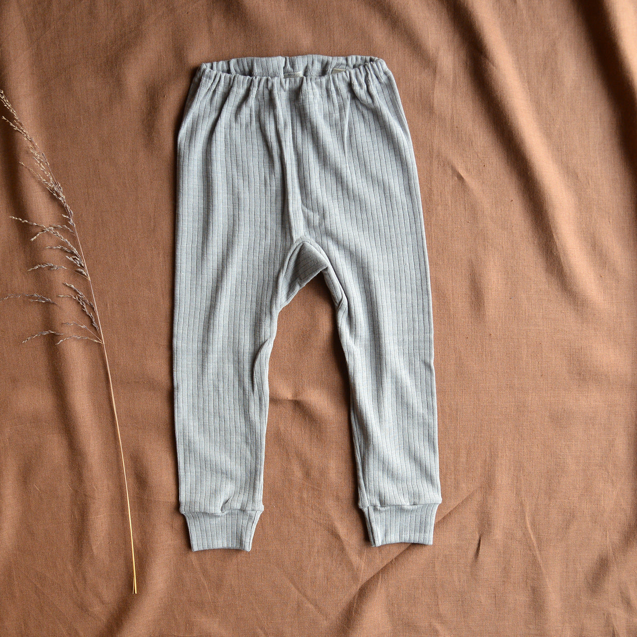 Child's Leggings/Long Johns - Organic Cotton/Merino/Silk - Grey (1-12y) *Retired colour