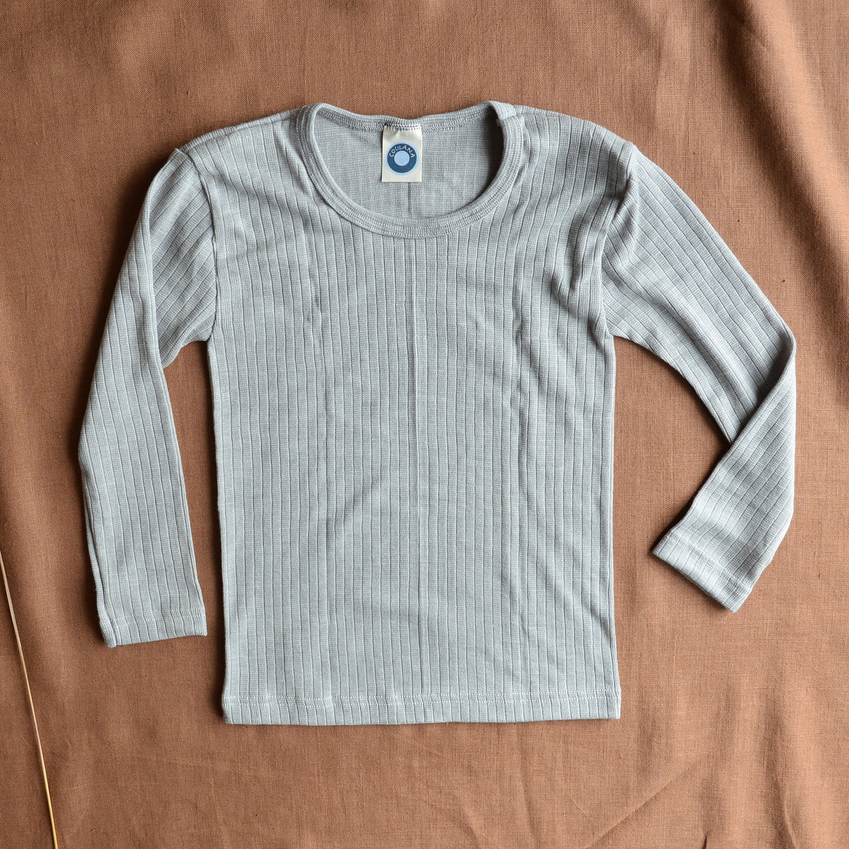 Child's Long Sleeve Top - Organic Cotton/Merino/Silk (1-12 years)