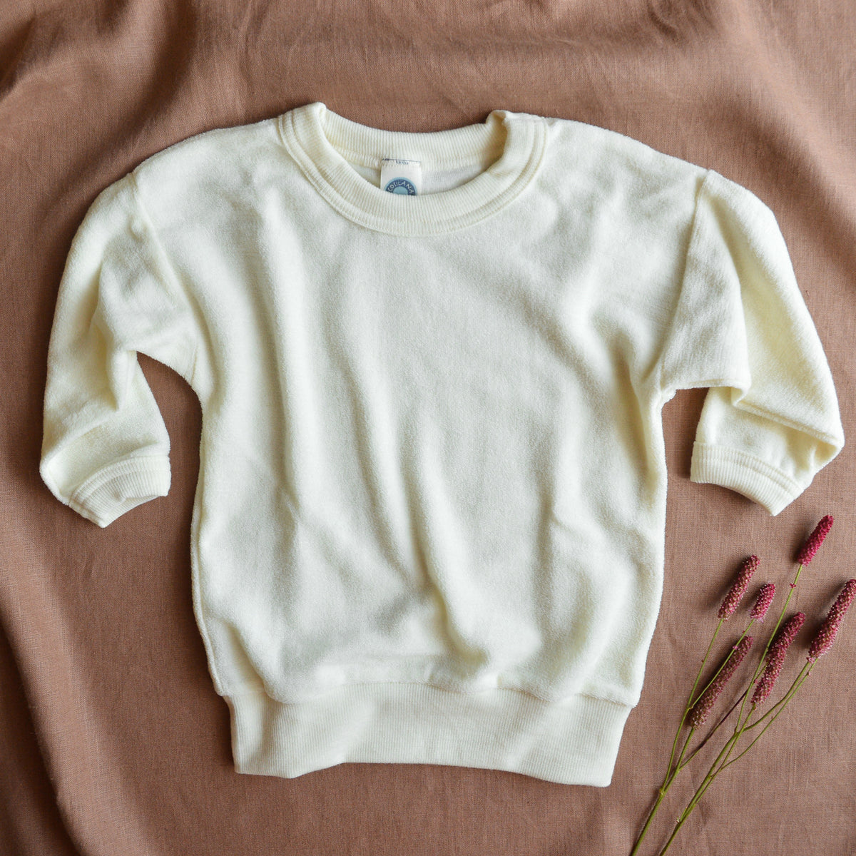 Child's PJ SET - 100% Organic Merino Terry - Natural (1-12y) *Returning 2026