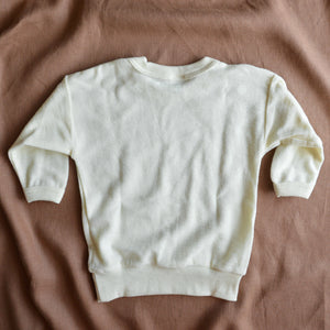 Child's PJ SET - 100% Organic Merino Terry - Natural (5-10y only) *Last ones