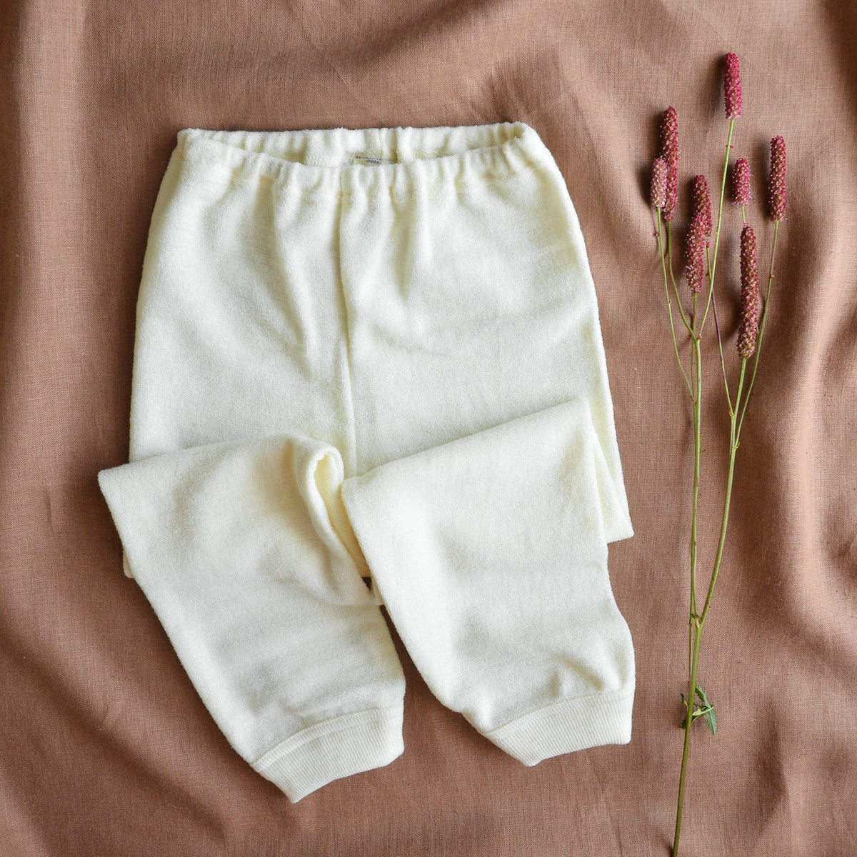 Child's PJ SET - 100% Organic Merino Terry - Natural (1-12y) *Returning 2026