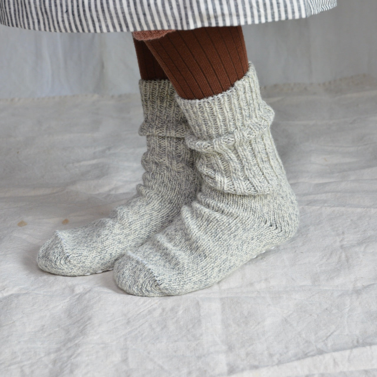 Adults Chunky Norwegian Organic Wool Socks