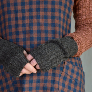 Fingerless Mits - Alpaca Rib (Adults) *Returning Soon