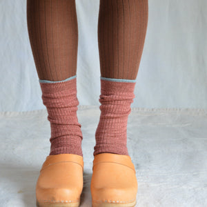 FUB Merino Wool Socks - Fine Melange Knit (Adults)