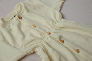 Longsleeved Sleeping Bag in Organic Wool Terry (6m-3y)
