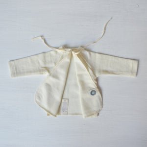 Newborn Merino/Silk Wrap Gown 0-6m