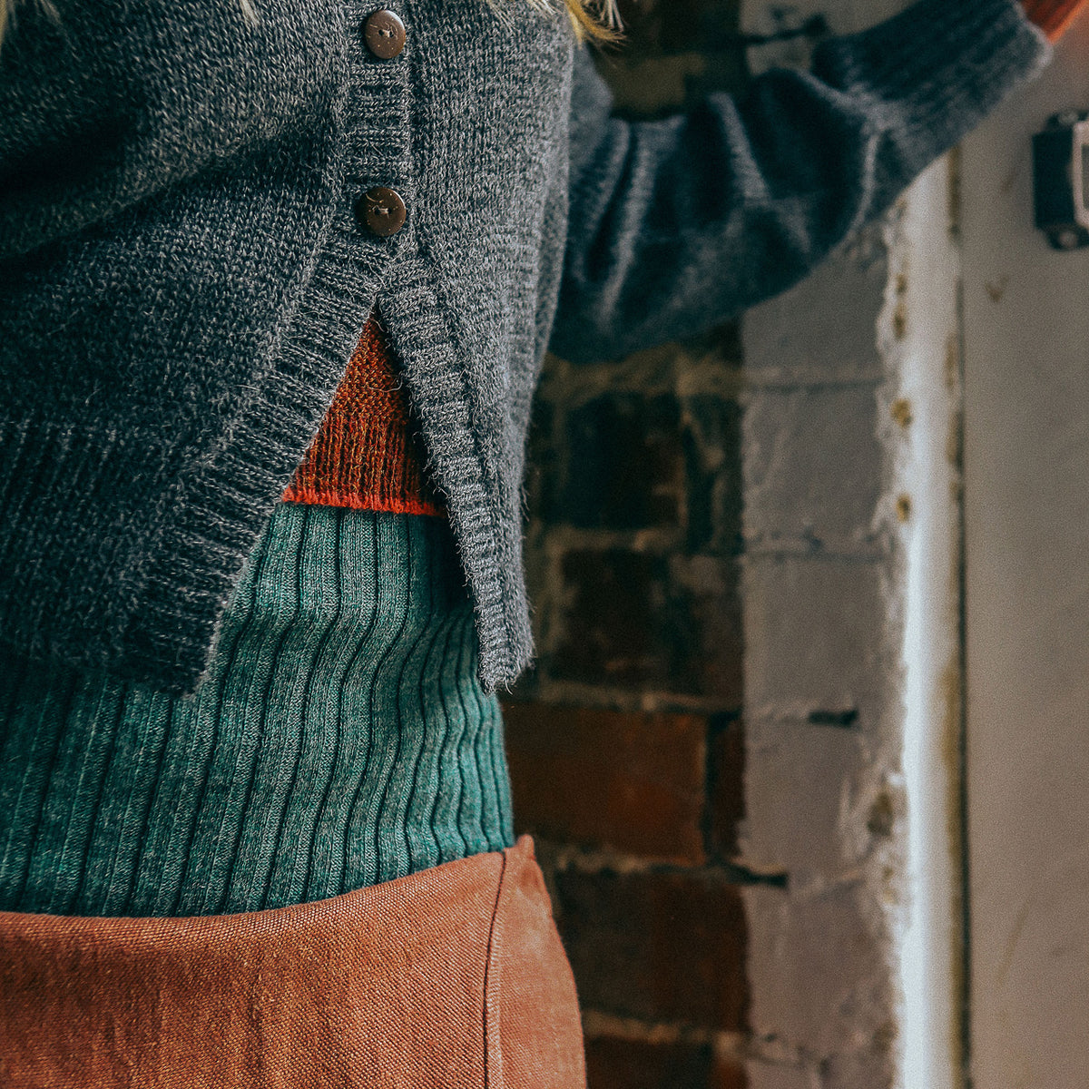 Rib Belly Warmer - 100% Baby Alpaca