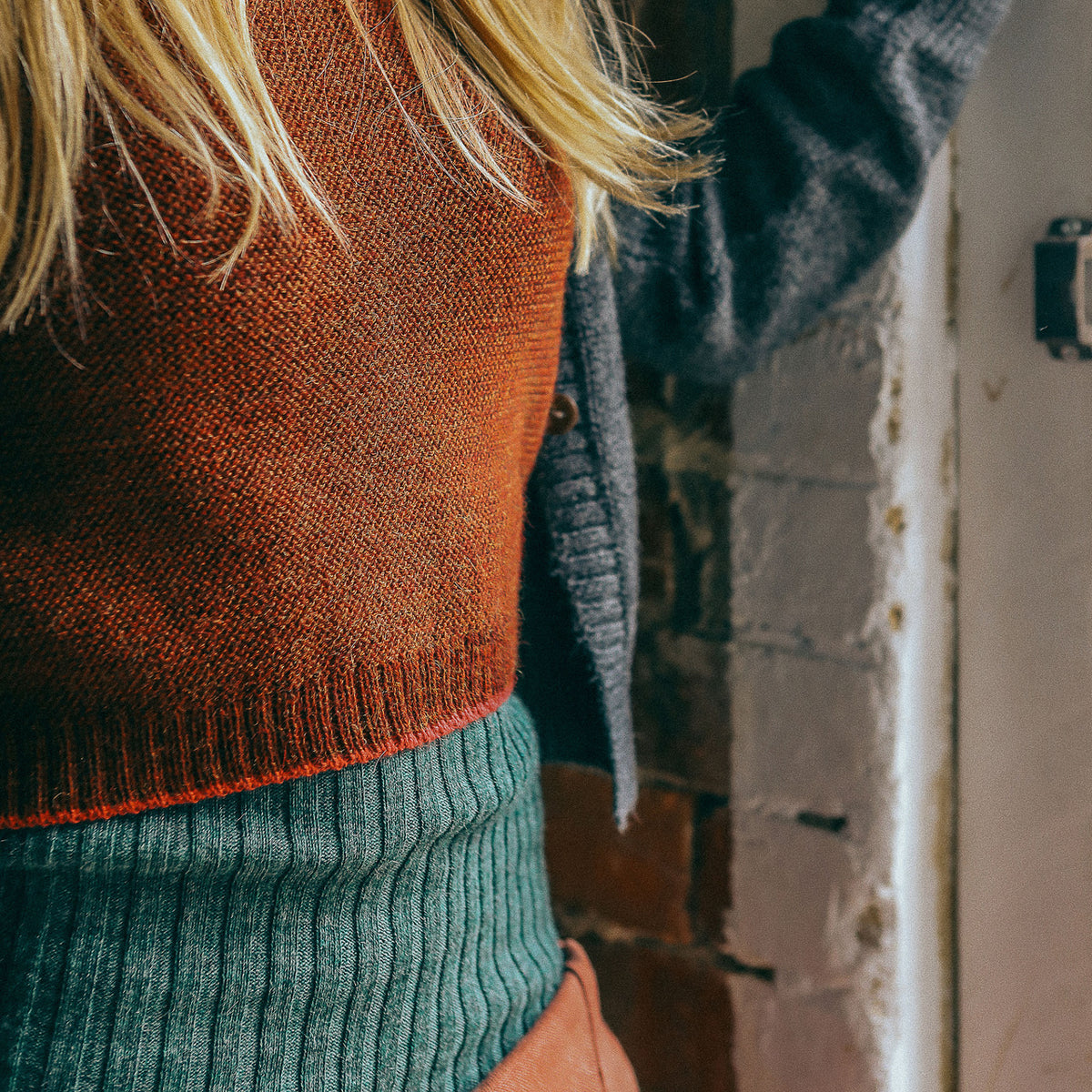 Rib Belly Warmer - 100% Baby Alpaca