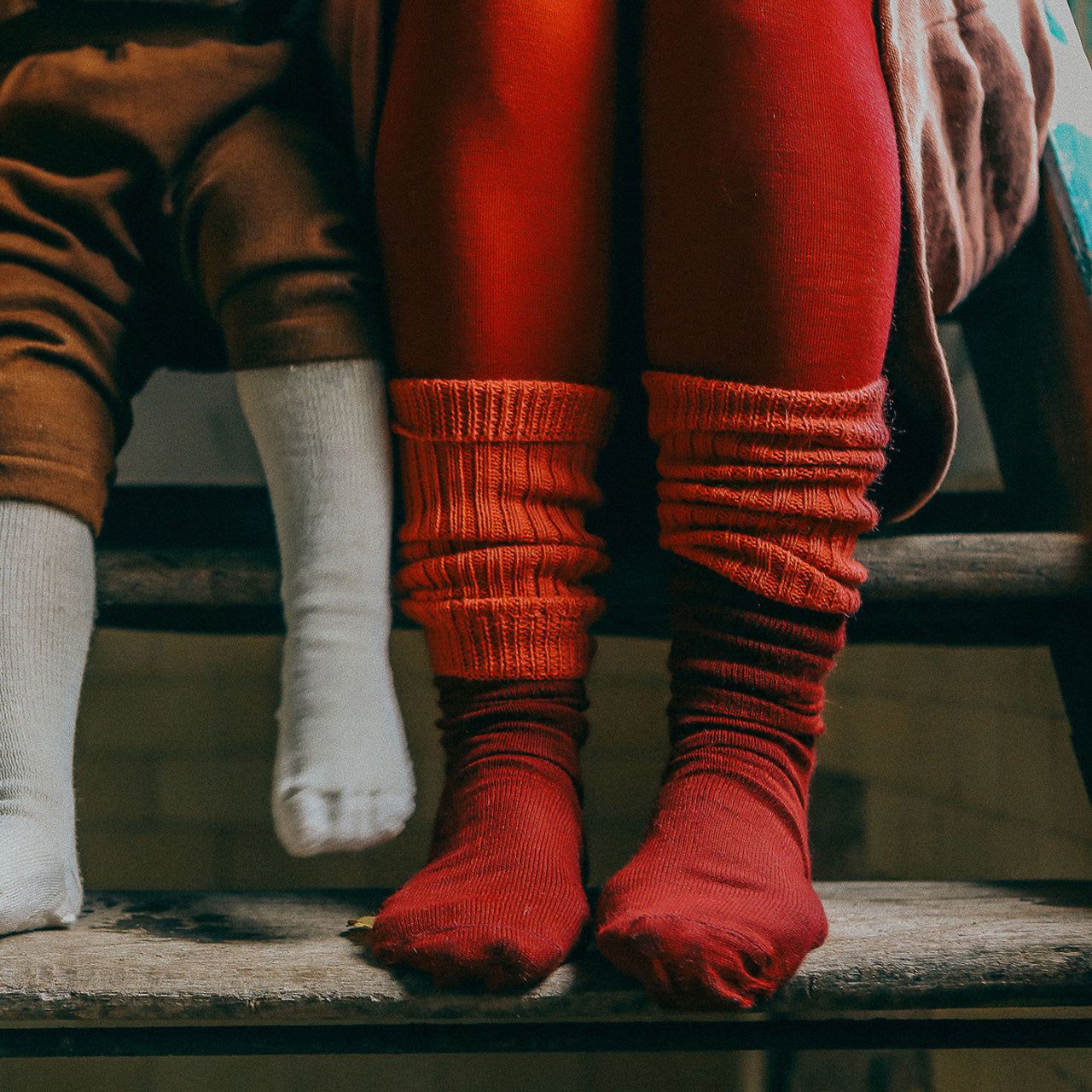 Adult's Socks in Alpaca/Merino by De Colores from Woollykins