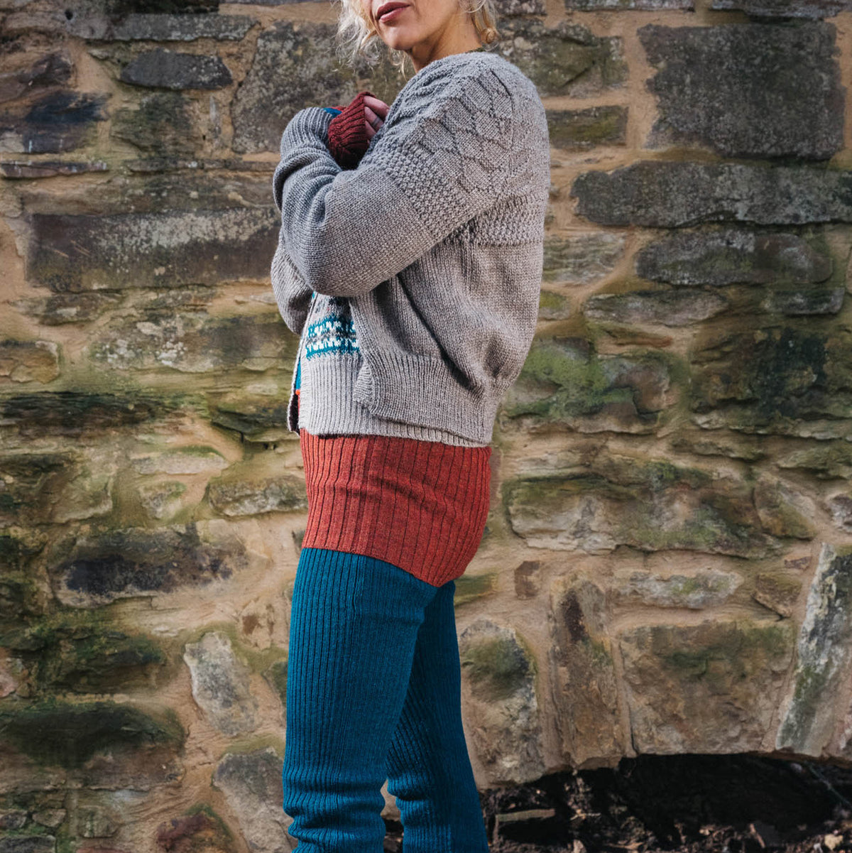 Rib Belly Warmer - 100% Baby Alpaca