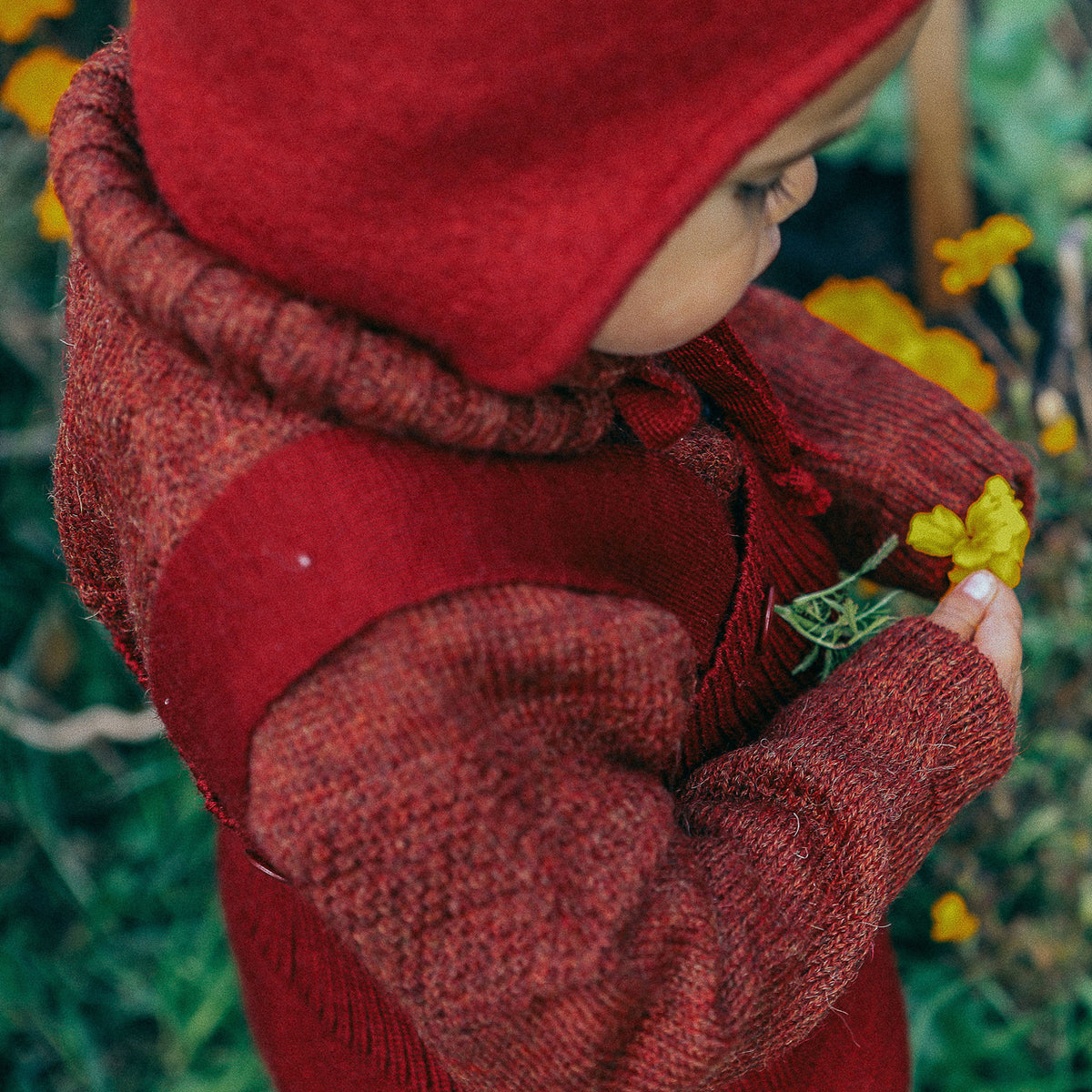 Kids Neckwarmer Tube Scarf - 100% Baby Alpaca (Navy) *Last One!
