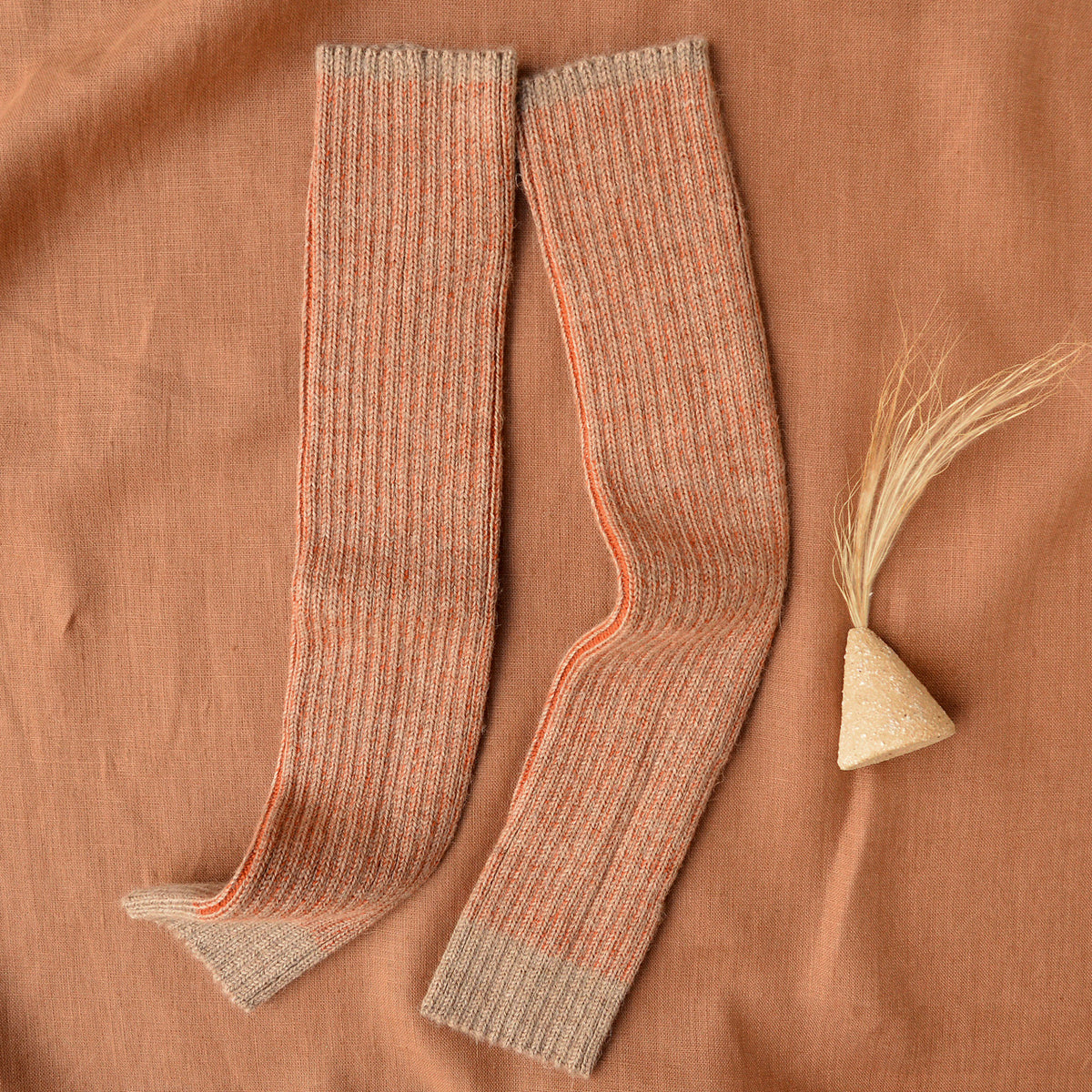 Brioche Rib Knit Legwarmers - 100% Baby Alpaca (Kids-Adults)