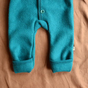 Boiled Wool Overalls with Hood (0-4y)