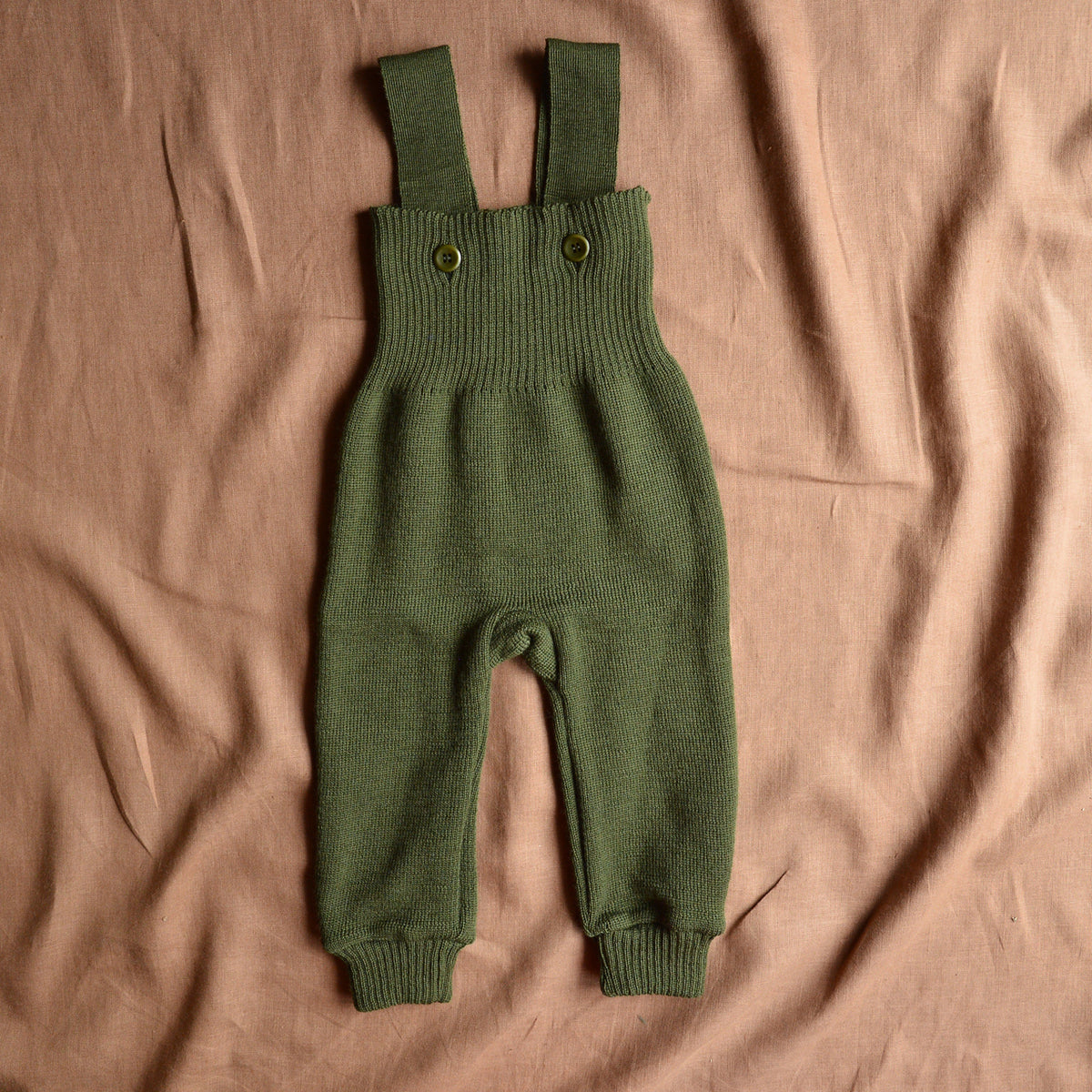Knitted Dungarees - Organic Merino Wool (3m-4y)