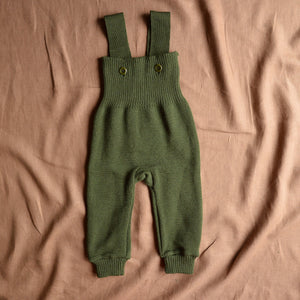 Knitted Dungarees in Organic Merino Wool (3m-3y)