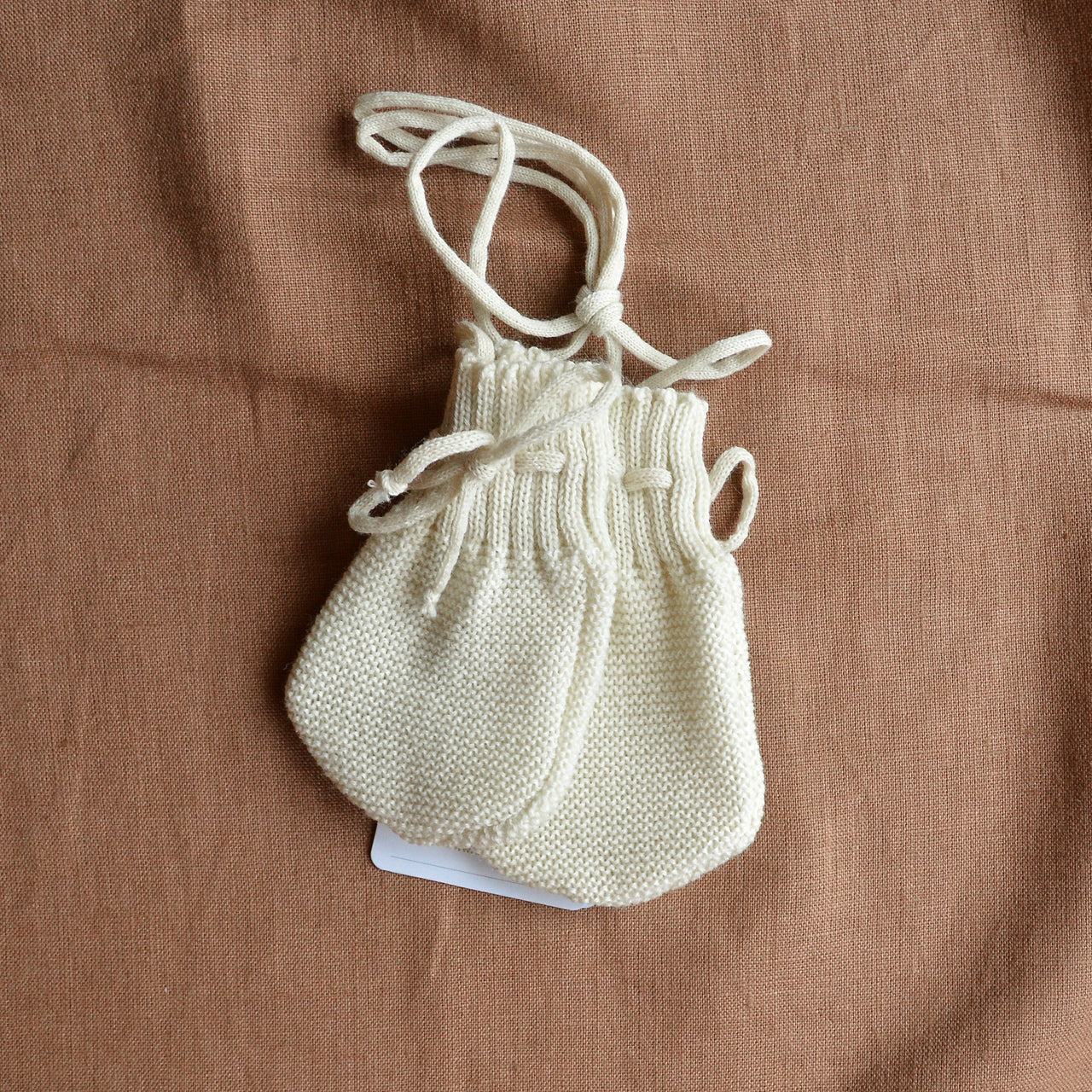 Knitted Baby Mittens - 100% Organic Merino (0-12m) *Returning 2026