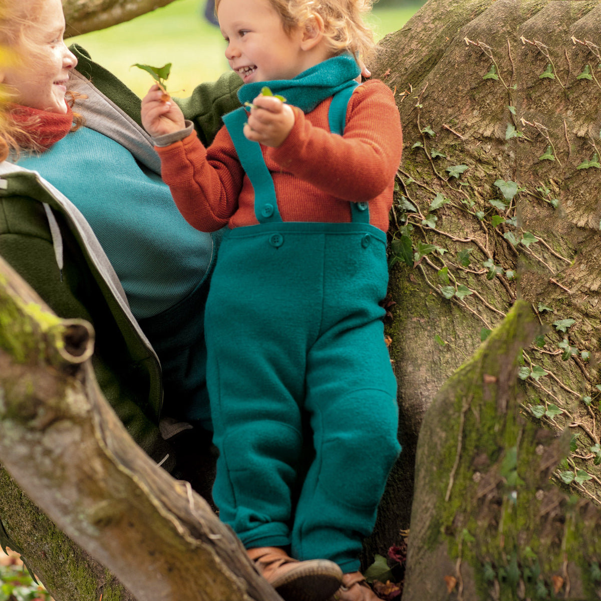 Boiled Wool Dungarees (1-8y) *Retired Style