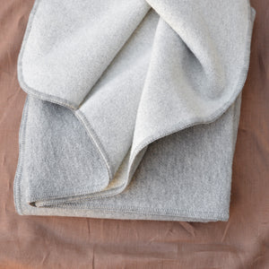 Double Faced Boiled Wool Blanket Organic Merino (200x135cm)