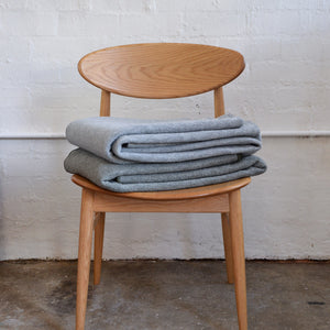 Double Faced Boiled Wool Blanket Organic Merino (200x135cm) *Restocking Autumn