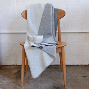 Double Faced Boiled Wool Blanket Organic Merino (200x135cm) *Restocking Autumn
