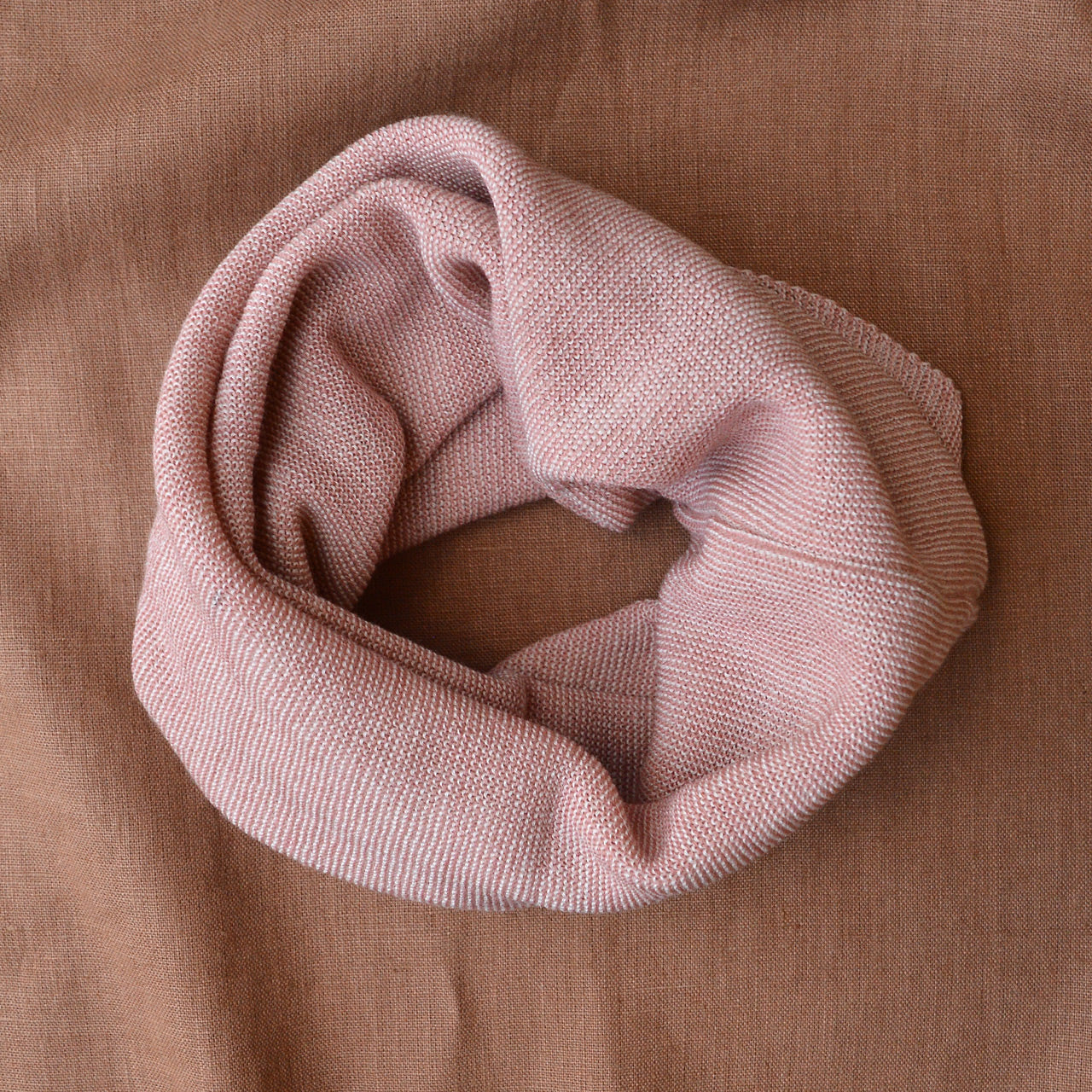 Tube Scarf in Organic Merino - Rose (Child-Adult) *Retired Colour