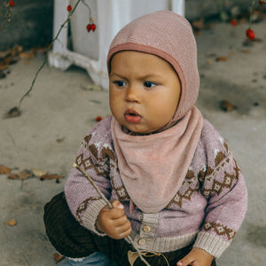 Bonnet in Organic Merino Wool (0-12m)