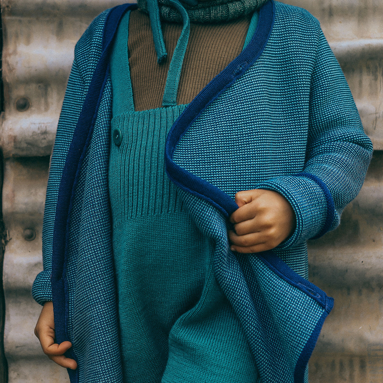 Merino Baby Jacket - Vibrant tones (0-4y)