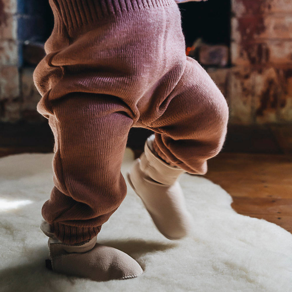 Disana Knitted Baby Dungarees in Organic Merino Wool from Woollykins