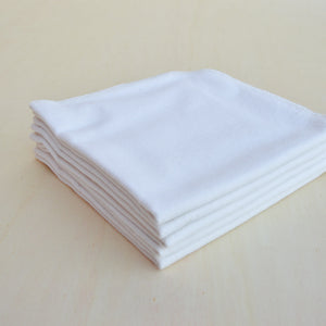 Nappy Liners - Brushed Organic Cotton (5 pack) *Currently NA