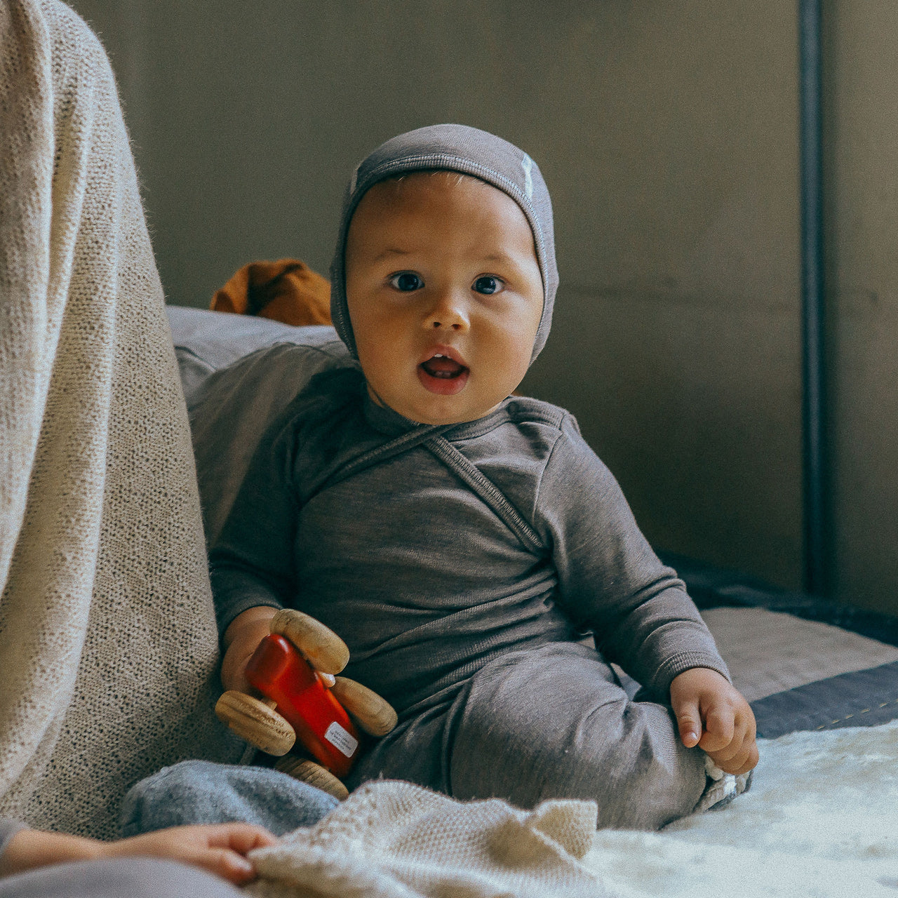 Pigiama Bambino In Lana Merino 100% - 2 Pezzi Lilano | Caldo E Morbido Per L'inverno