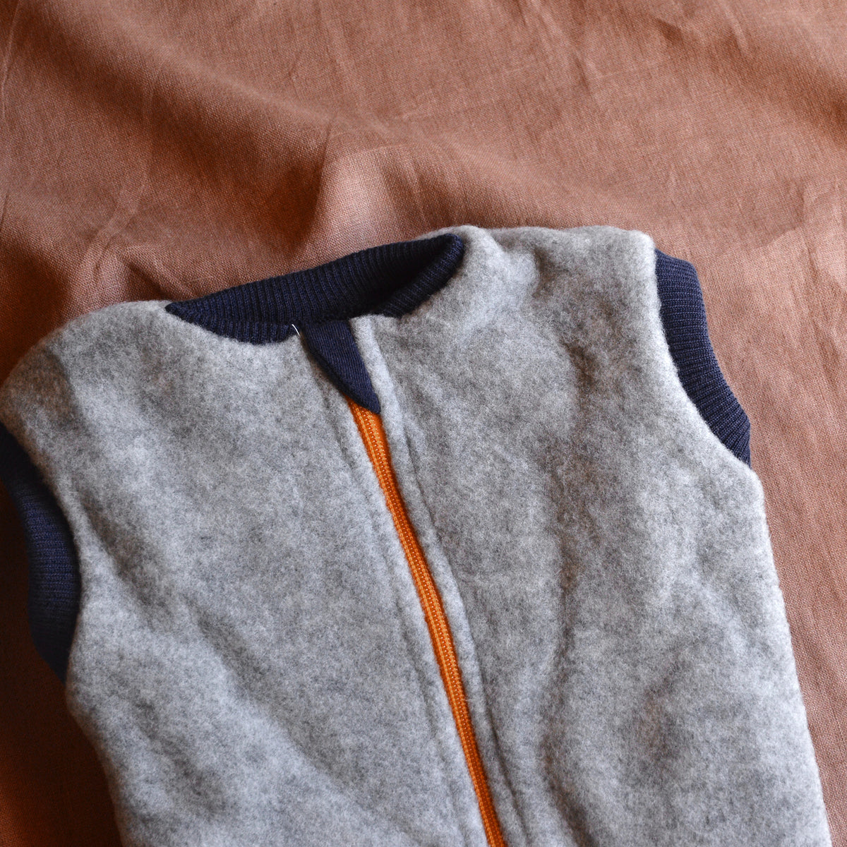 Organic Wool Fleece Sleeping Bag - Sleeveless (6-24m)