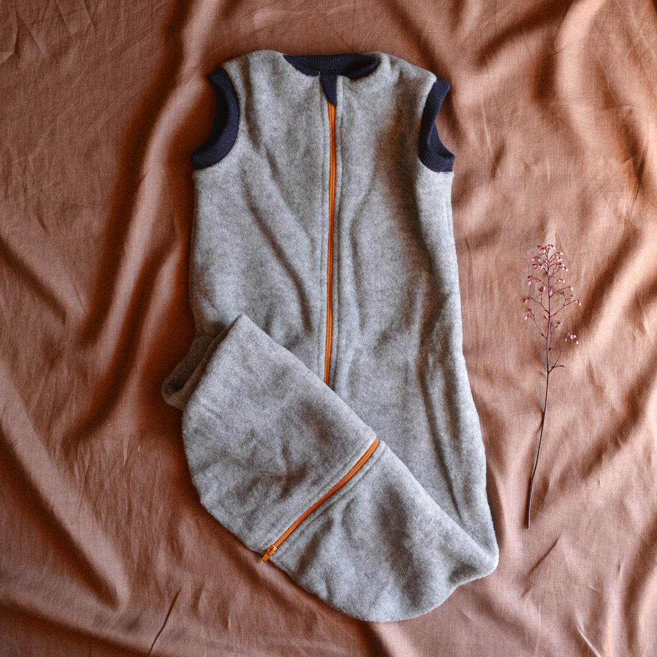 Organic Wool Fleece Sleeping Bag - Sleeveless (6-24m)