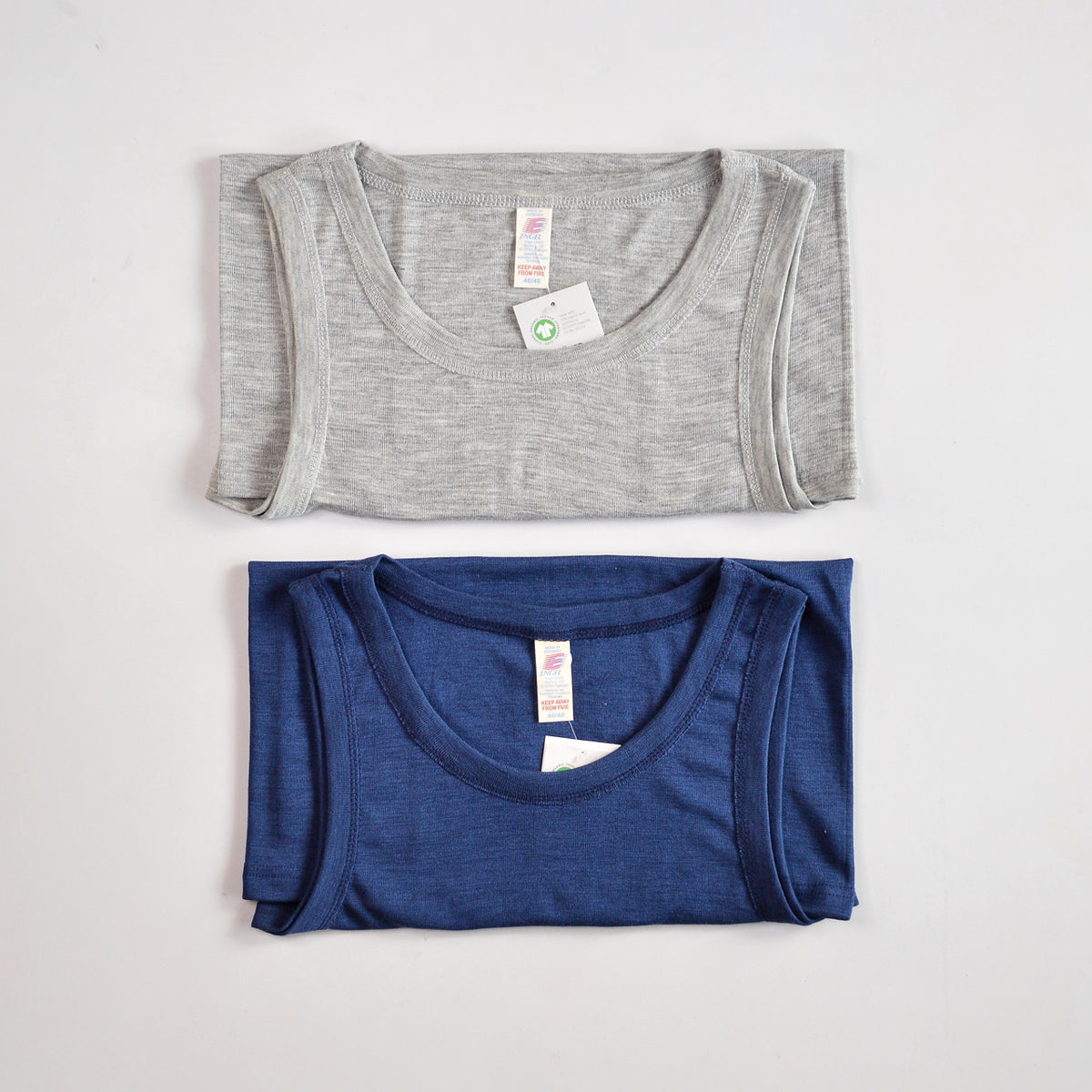 Men's Organic Wool/Silk Sleeveless Vest