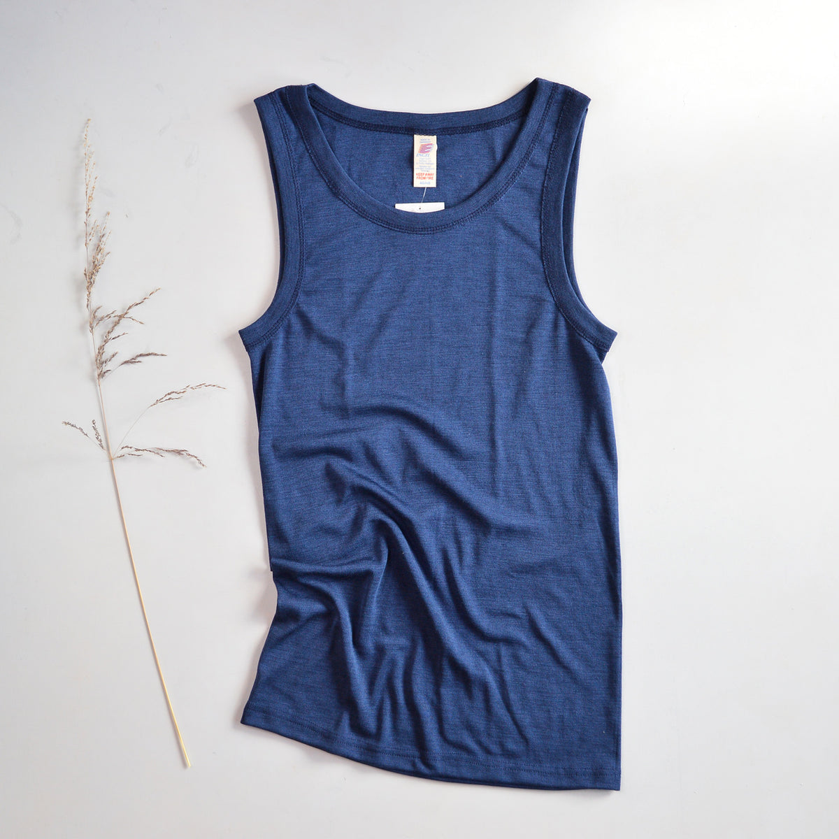 Men's Organic Wool/Silk Sleeveless Vest