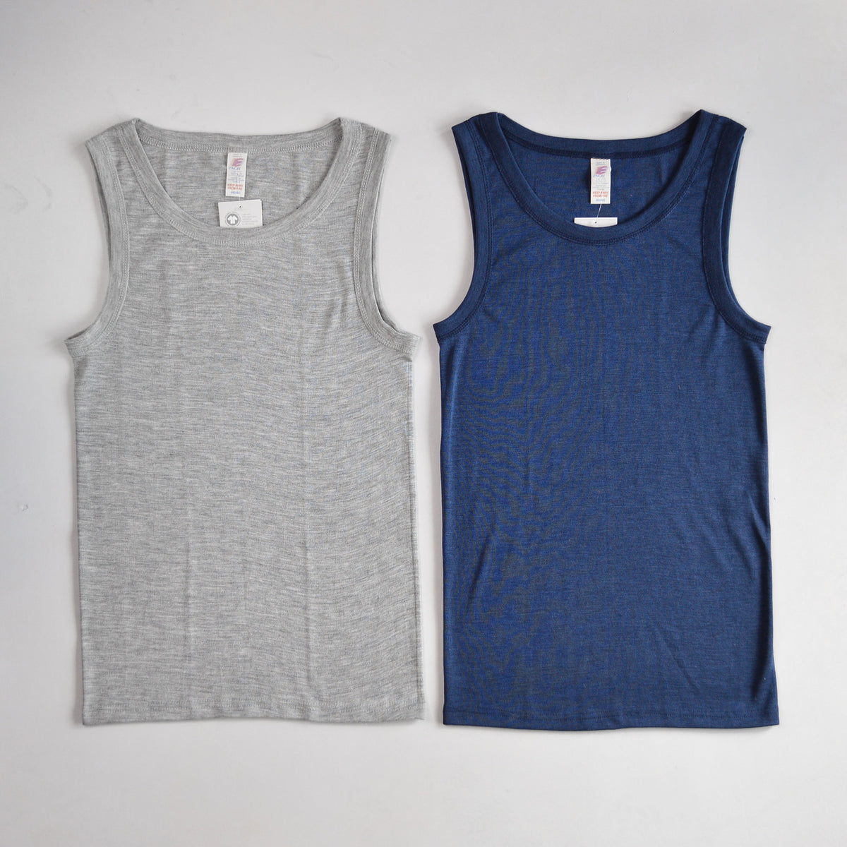 Men's Organic Wool/Silk Sleeveless Vest