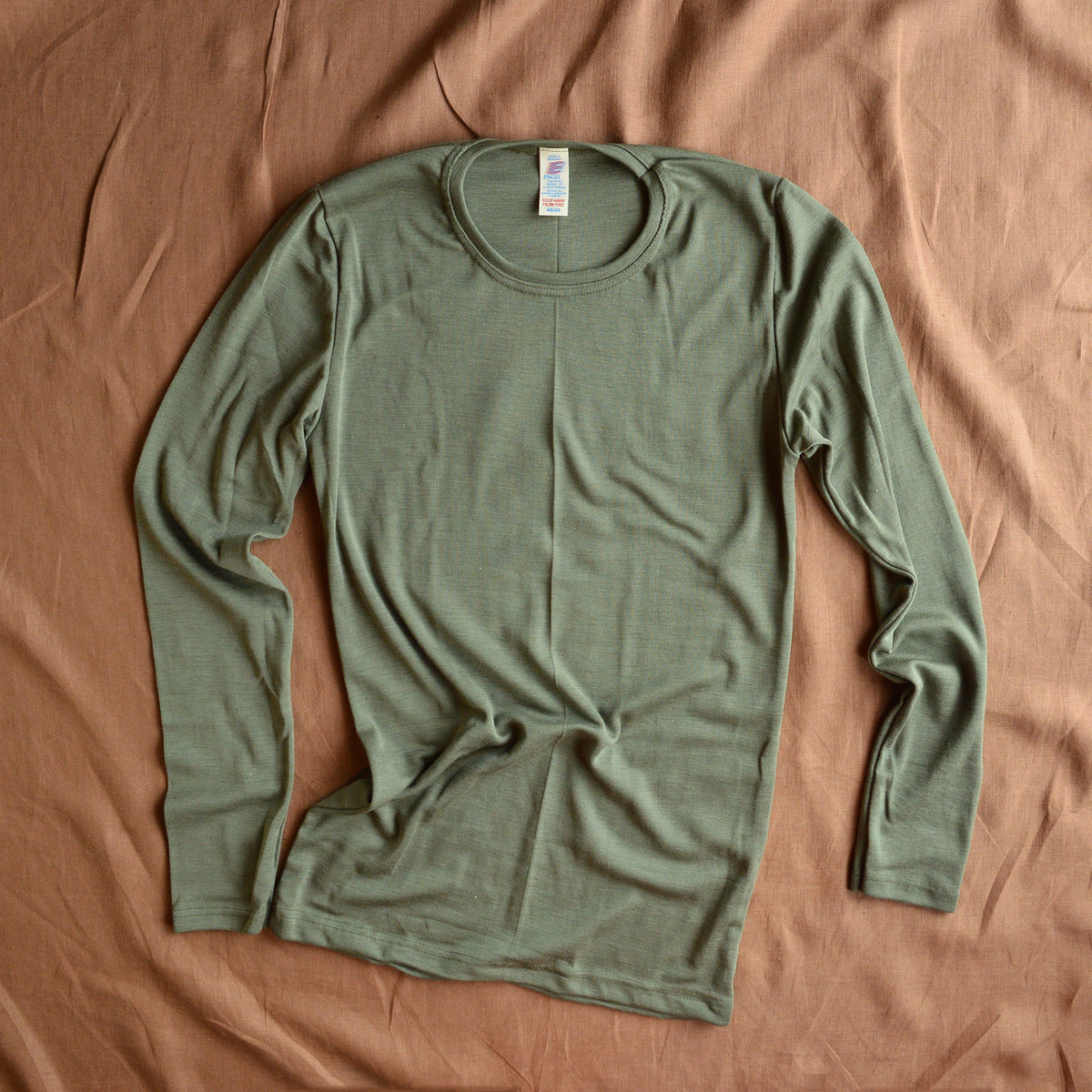 Men's Organic Merino/Silk Long Sleeve Top
