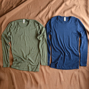 Men's Organic Merino/Silk Long Sleeve Top