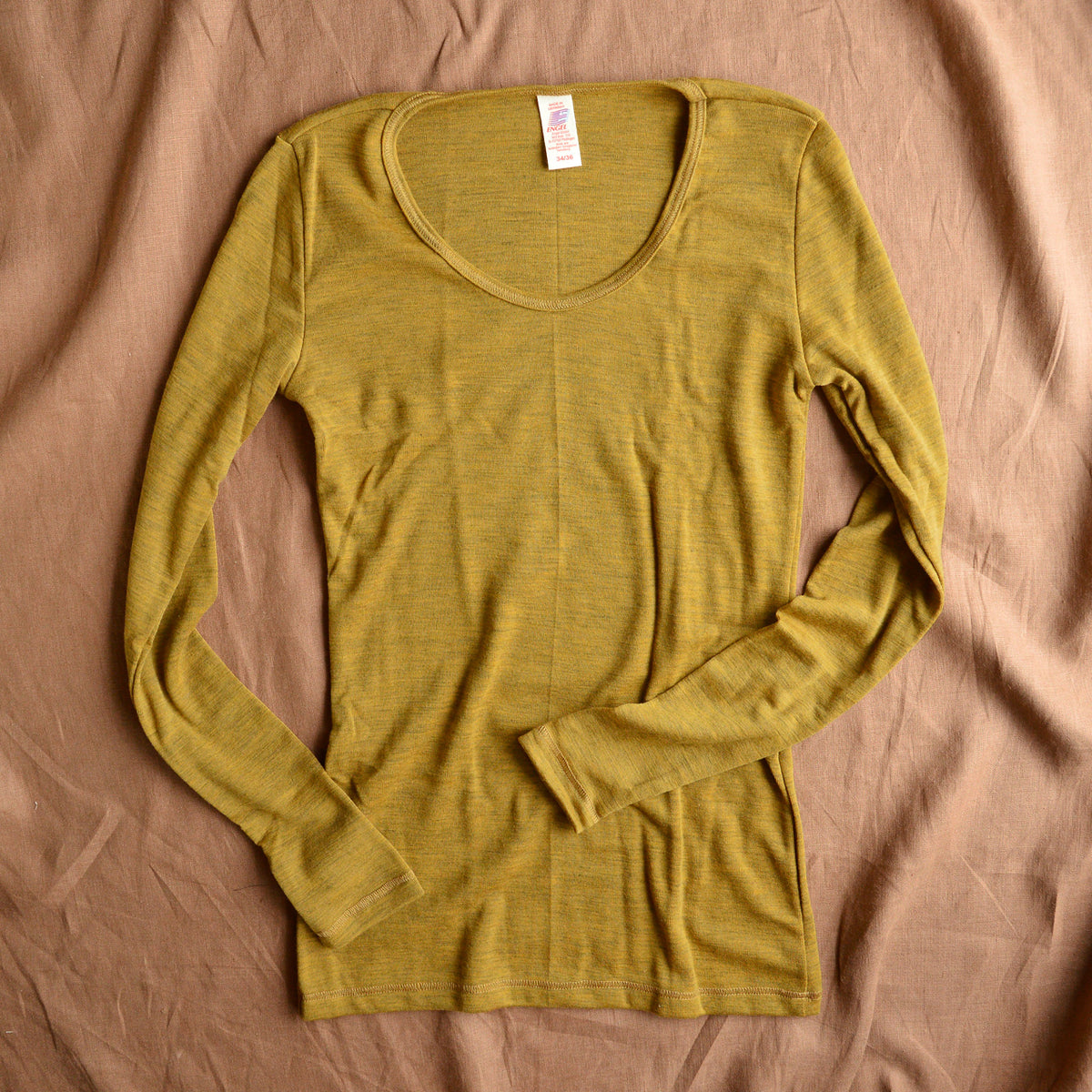 Women's 100% Organic Merino Wool Long Sleeve Top *Restocking 2026