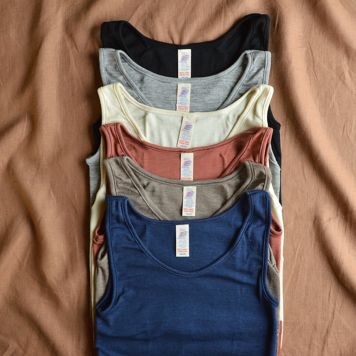 Women's Sleeveless Vest - Organic Merino/Silk