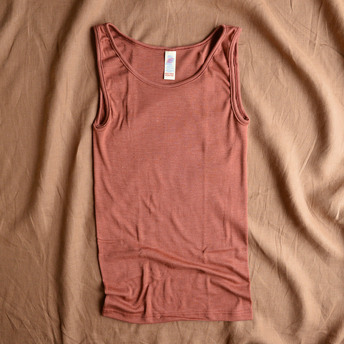 Women's Sleeveless Vest - Organic Merino/Silk