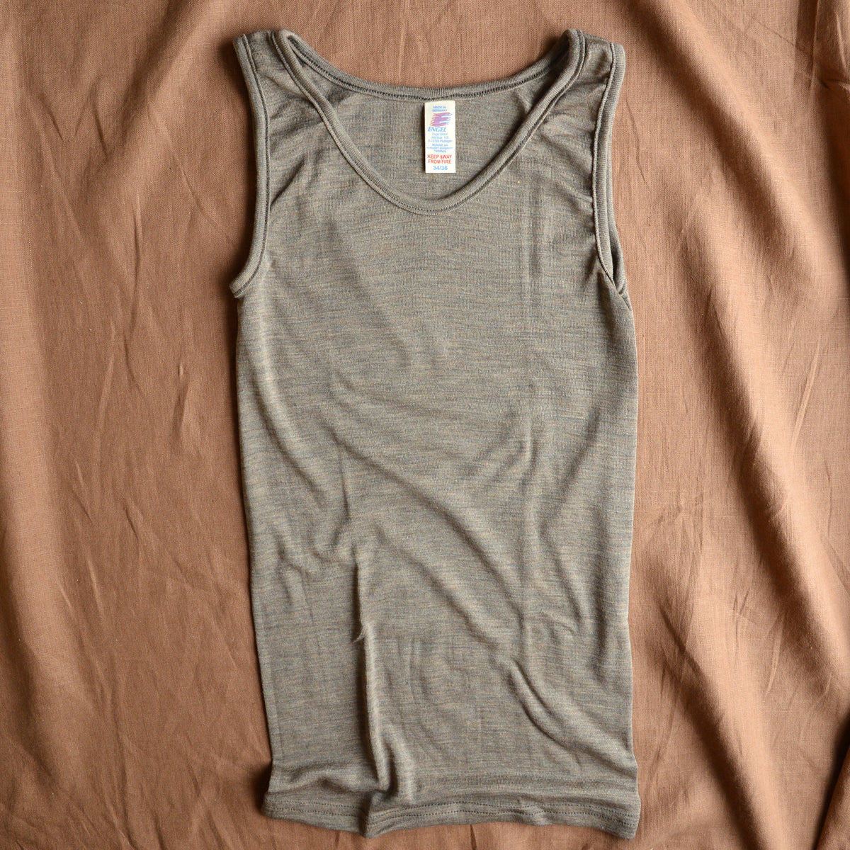 Women's Sleeveless Vest - Organic Merino/Silk