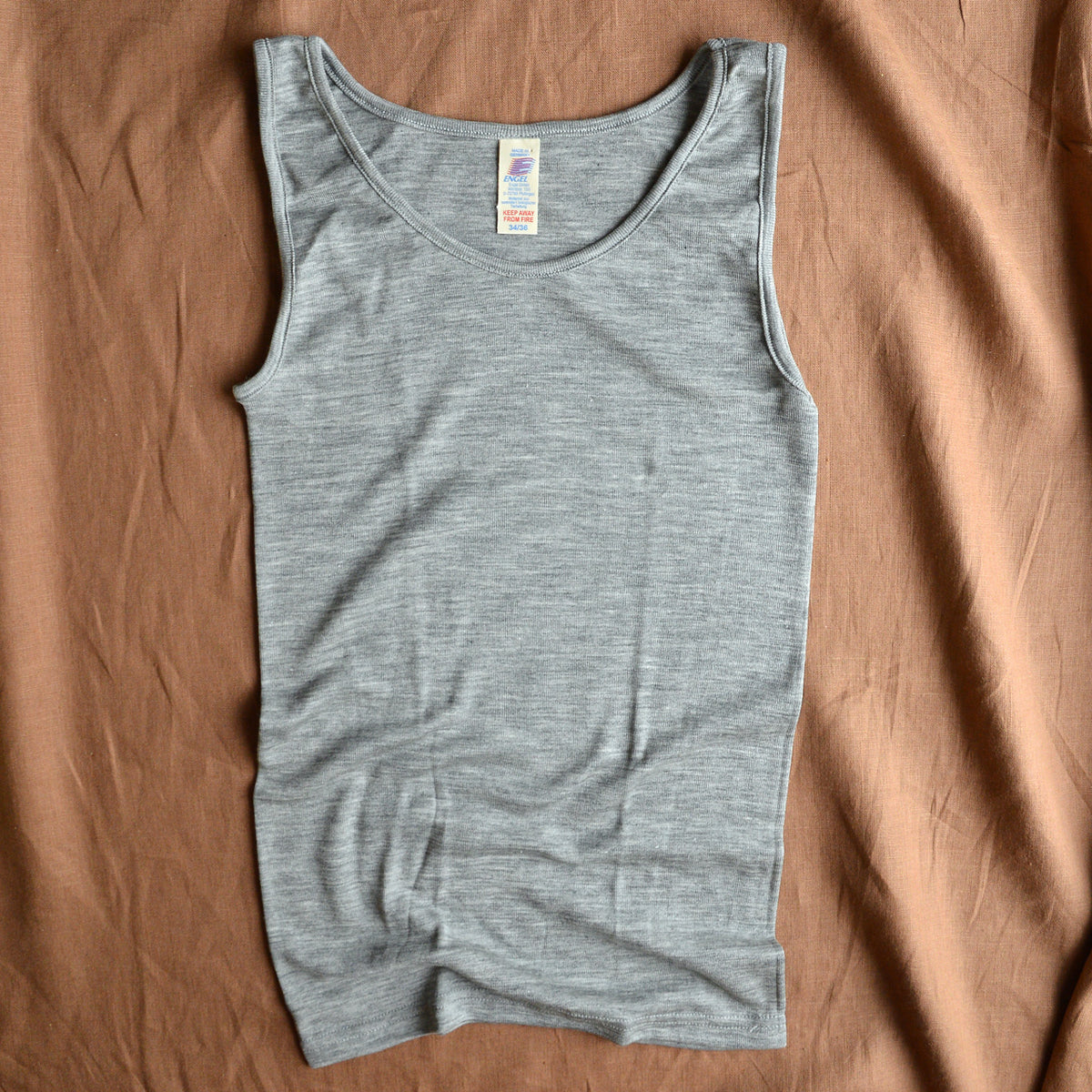 Women's Sleeveless Vest - Organic Merino/Silk