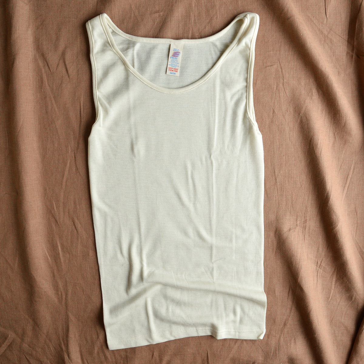 Women's Sleeveless Vest - Organic Merino/Silk