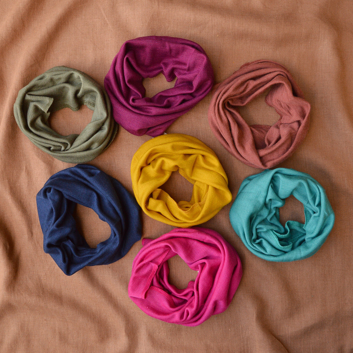 Tube Scarf - Organic Wool/Silk (Child-Adult)