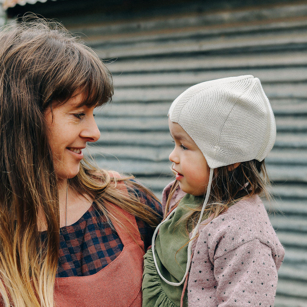 Bonnet Emme taupe chiné